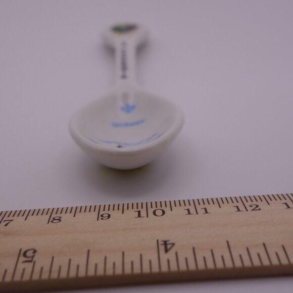 La Gaspesie Quebec Gaspe Que Ceramic Spoon Imported by JC Ricard Made in Taiwan - Picture 6 of 12